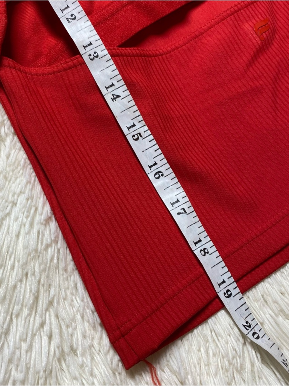 Fabletics Oasis Rib Twist Built-In Bra Tank Size Large - Picture 7 of 7